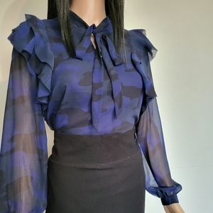 Banana Republic Ruffled Blouse